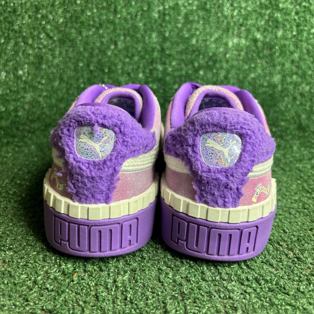 NEW Puma Cali Star Squishmallows Lola Suede Sneaker Purple Kids Sz 4.5(Womens 6)